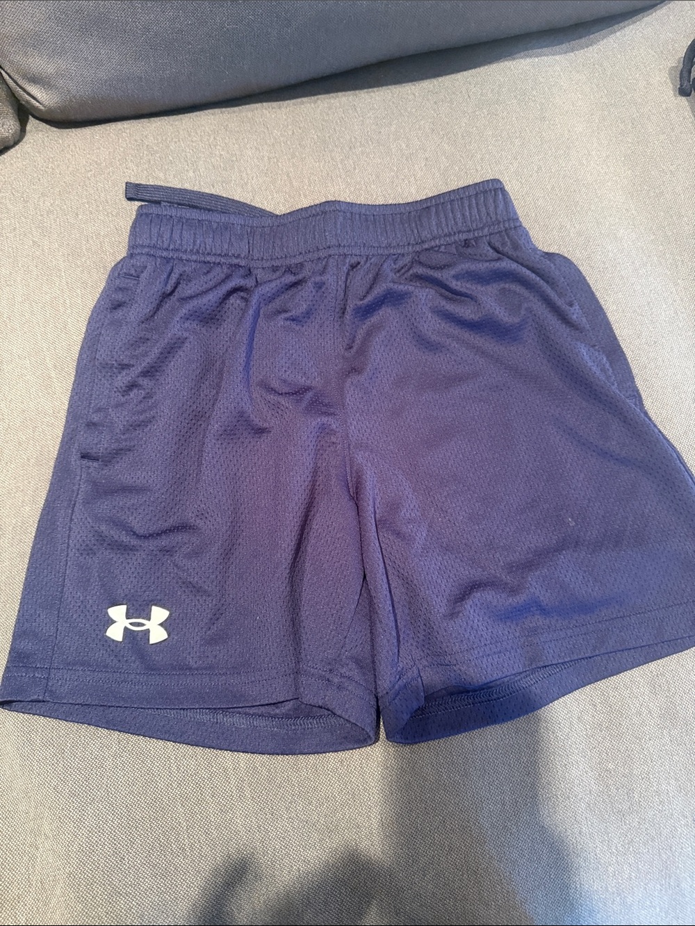 Under Armour Boys Navy Performance Mesh Shorts